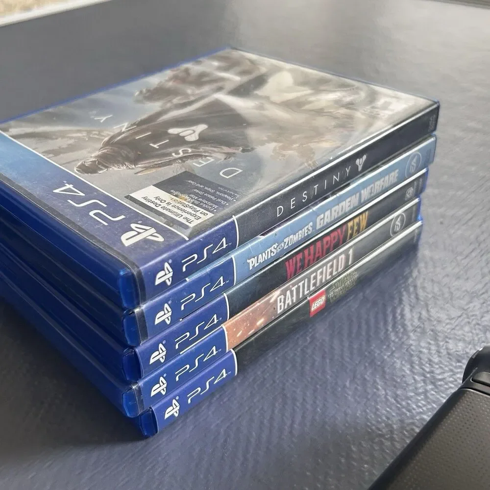 Sony PlayStation 4 PS4 Slim 1TB Gold Console CUH-2015B W/ 5 Games